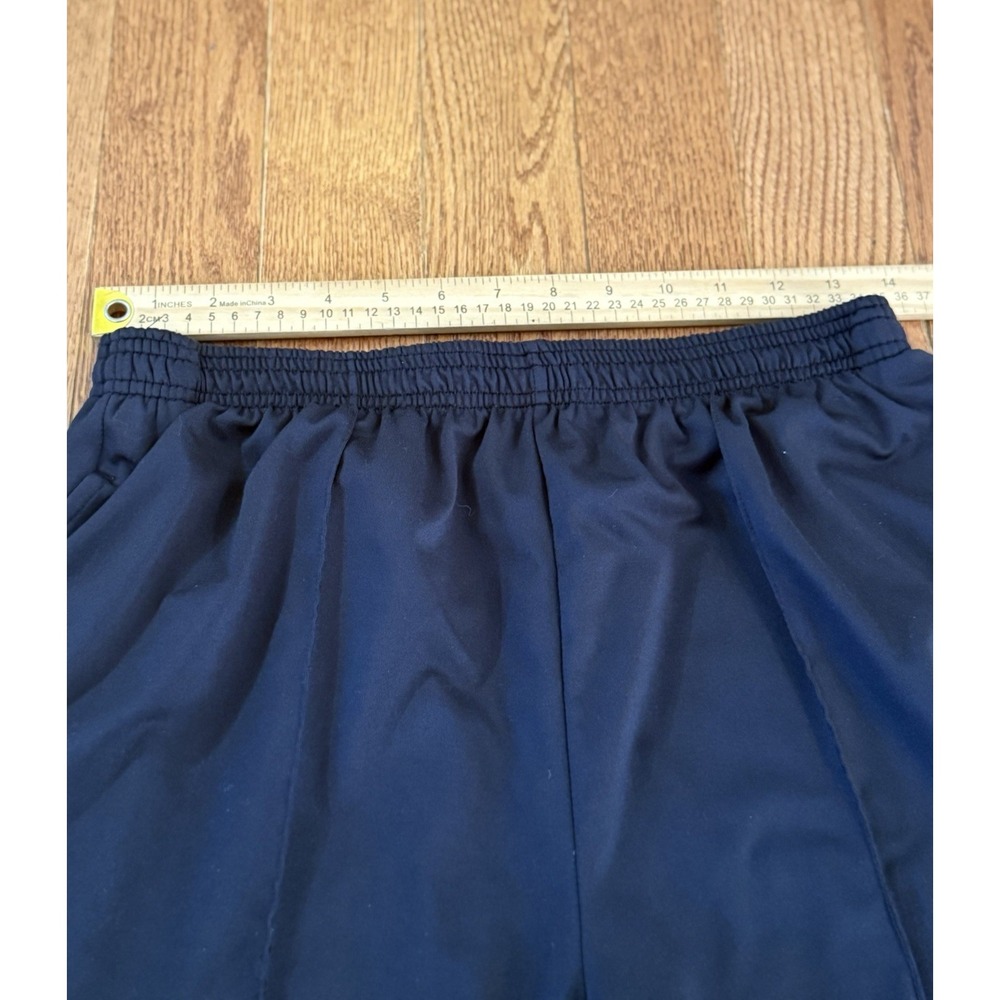 Asics Jogger With Leg Ankle Zip Pockets Black Men's Size M Cuffed Athleisure - Picture 6 of 7